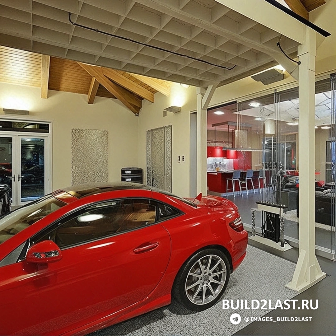 Современный гараж с технологическими решениями для парковки автомобилей